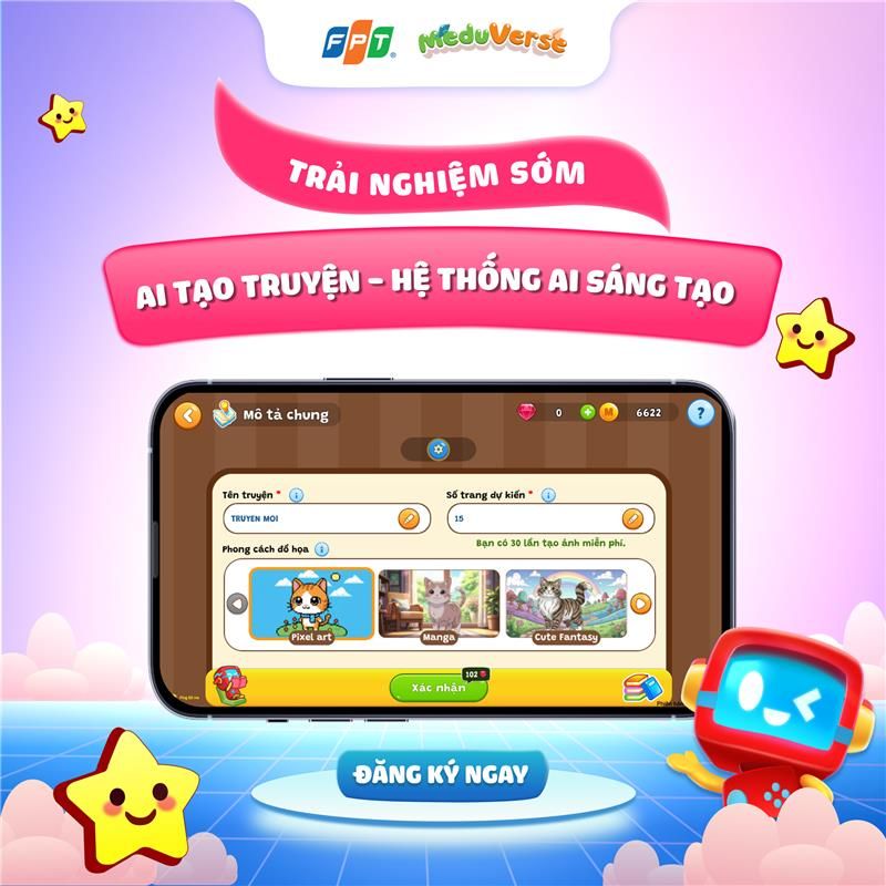 Đăng ký trải nghiệm sớm tính năng mới - AI Tạo truyện