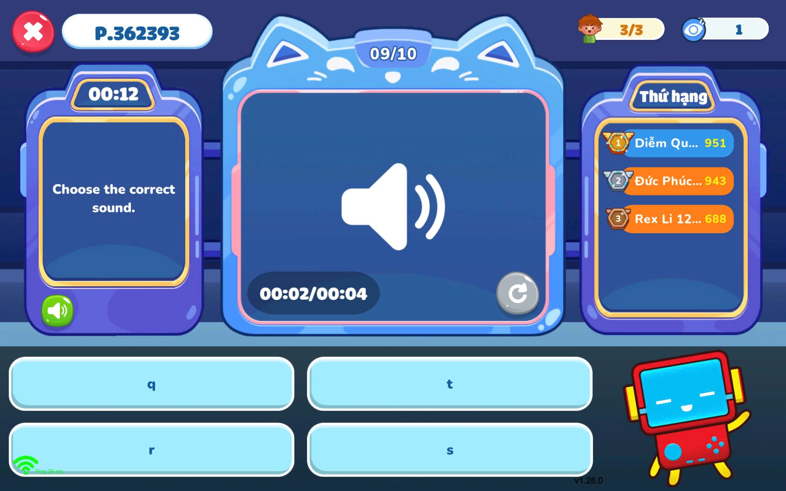 Phòng thi đấu trường trí tuệ