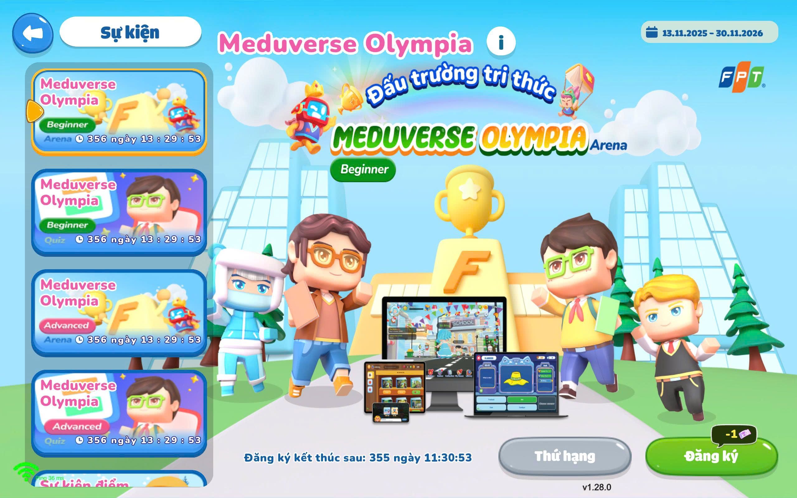 Các sự kiện Meduverse